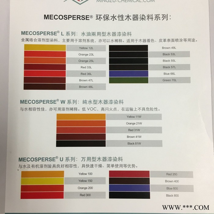 奕强 销售 水油两用型木器漆染料  纯水型木器漆染料   万用型木器漆染料    议价