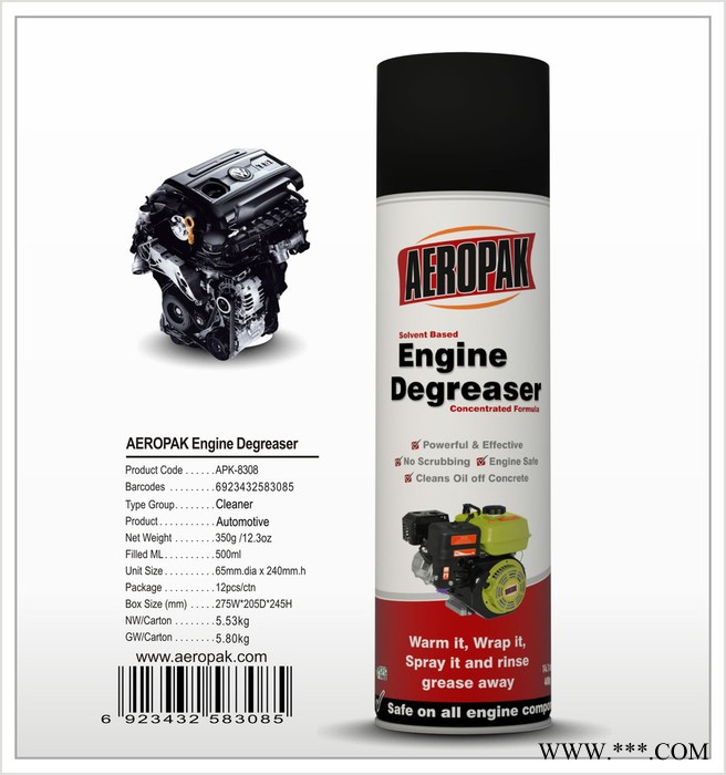 APKAPK-8308 发动机外表清洗剂