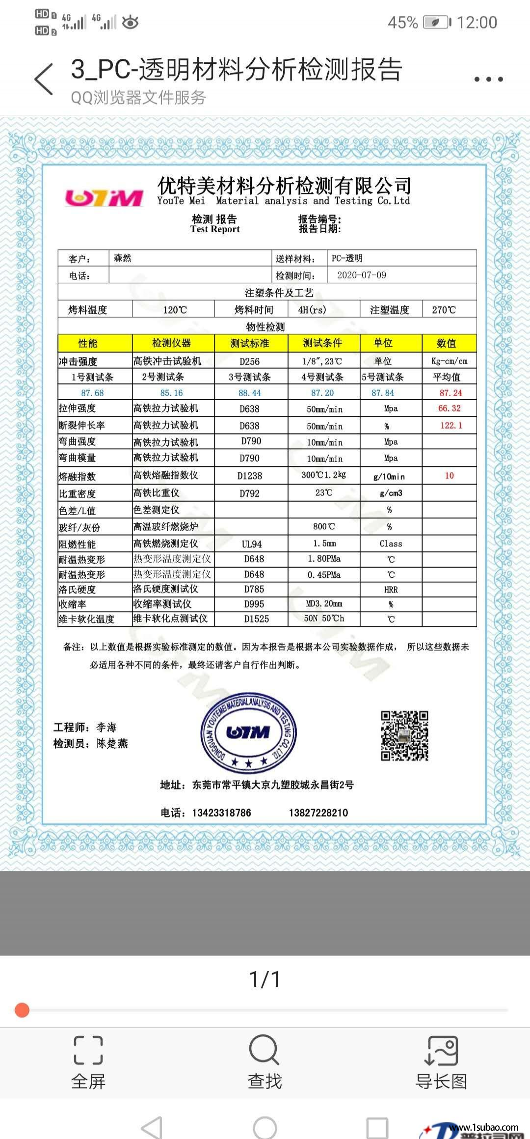 PC东莞巨森然 JSR110 改性塑料