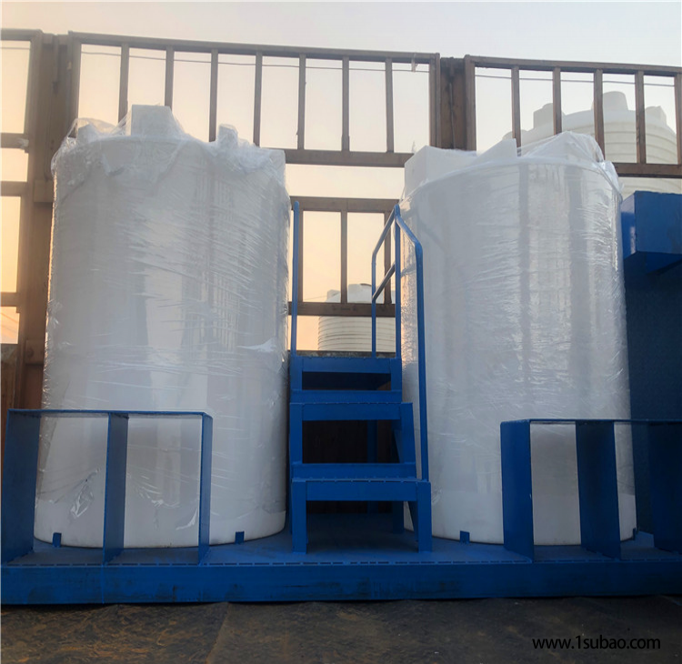 500L混凝剂计量桶  祥盛500升苯磺酸搅拌罐 500L分散剂加药桶图5