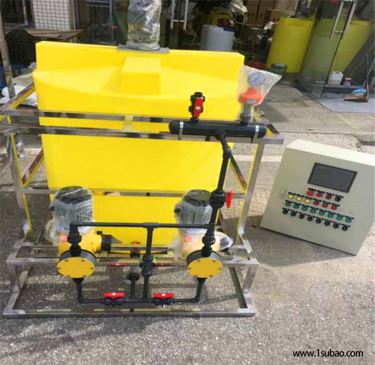 500L混凝剂计量桶  祥盛500升苯磺酸搅拌罐 500L分散剂加药桶图2
