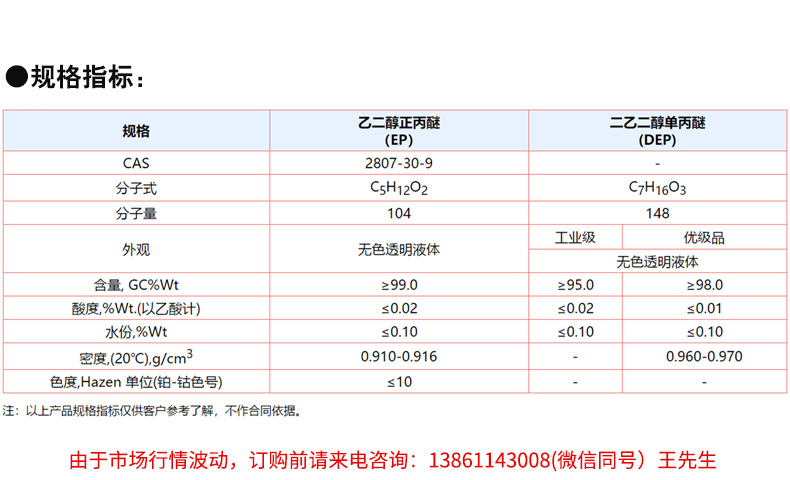 DEP二乙二醇单丙醚 油墨印染环保溶剂分散剂示例图4